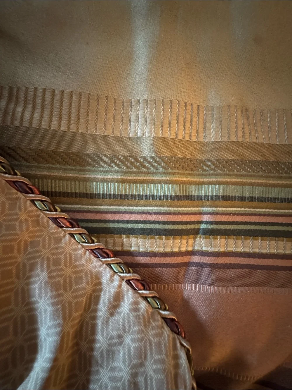 Pillow shams- Olive, Tan, croscill home